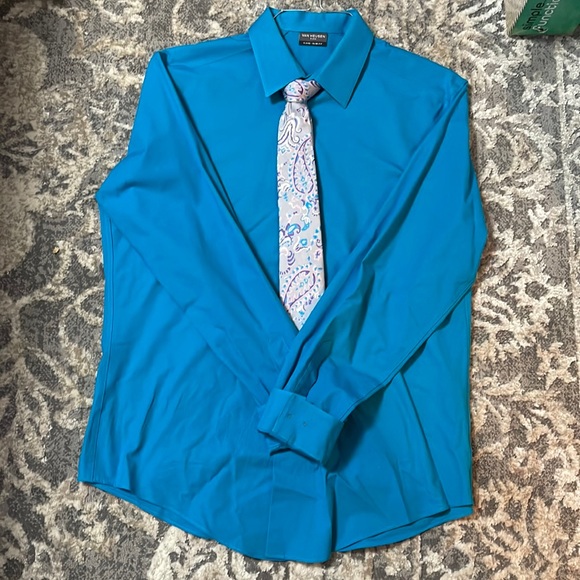 Mens Button Up Dress Shirt - Picture 1 of 4